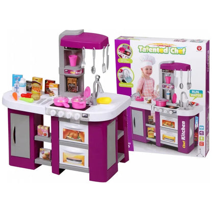 Bucatarie de Jucarie Kitchen Chef cu 49 de Accesorii - Mov