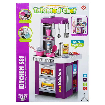 Bucatarie de Jucarie Kitchen Chef cu 49 de Accesorii - Mov