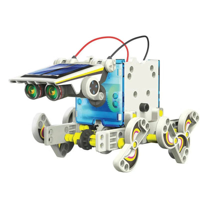 Kit robotic solar jucarie educativa 14in1 ce permite asamblarea a multiple modele