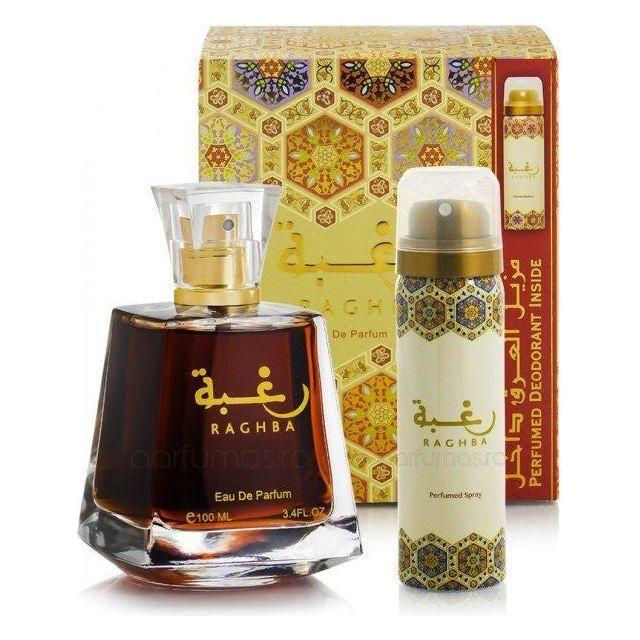 Raghba Eau de Parfum Lattafa 100ml + Deodorant Spray 50ml